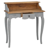Writing Desk Solid Mahogany Wood 80X40X92 Cm
