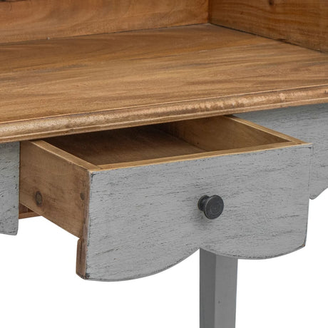 Writing Desk Solid Mahogany Wood 80X40X92 Cm