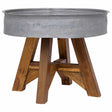 Coffee Table Mixed Recycled Wood 60X45 Cm