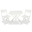 3 Piece Folding Bistro Set Plastic
