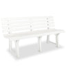 Garden Bench 145.5 Cm Plastic