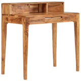 Writing Desk With Drawers Solid Wood 88X50X90 Cm