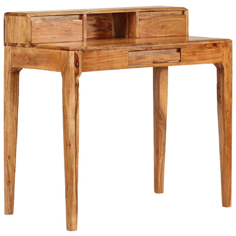 Writing Desk With Drawers Solid Wood 88X50X90 Cm