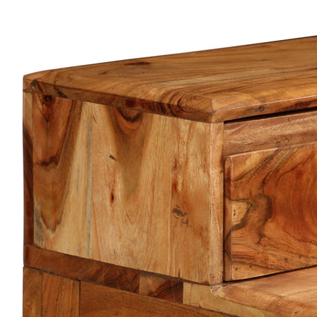 Writing Desk With Drawers Solid Wood 88X50X90 Cm