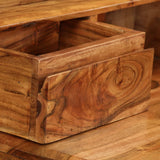 Writing Desk With Drawers Solid Wood 88X50X90 Cm