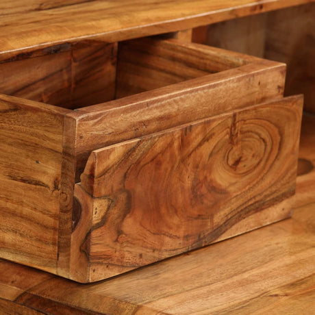 Writing Desk With Drawers Solid Wood 88X50X90 Cm