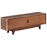 Tv Cabinet Solid Acacia Wood Vintage 118X30X40 Cm