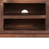 Tv Cabinet Solid Acacia Wood Vintage 118X30X40 Cm