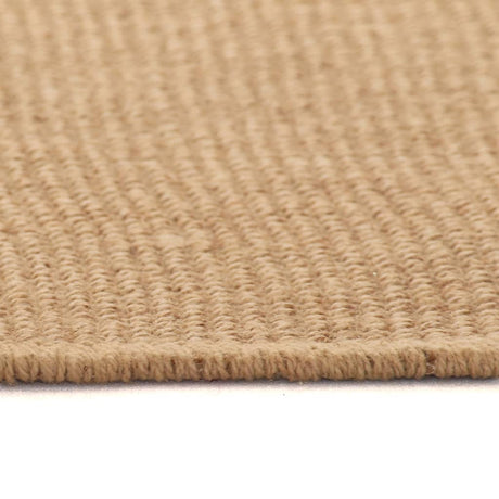 Area Rug Jute With Latex Backing Natural