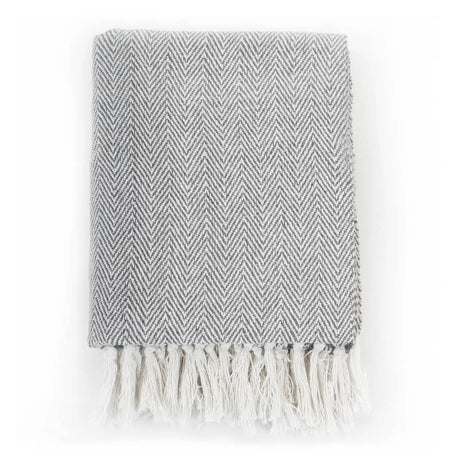 Throw Cotton Herringbone