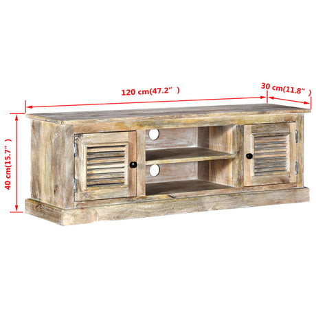 Tv Cabinet Solid Mango Wood