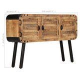 Sideboard Solid Mango Wood 120X30X76 Cm