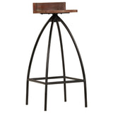 Bar Chairs 2 Pcs Solid Reclaimed Wood