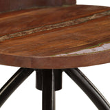 Bar Chairs 2 Pcs Solid Reclaimed Wood