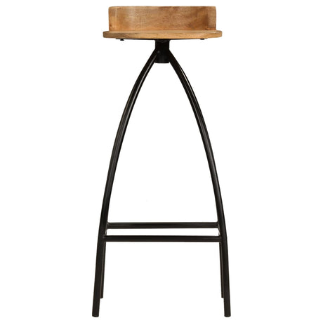 Bar Set 5 Pieces Solid Mango Wood