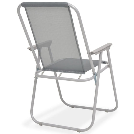 8 Piece Outdoor Dining Set Steel And Textilene