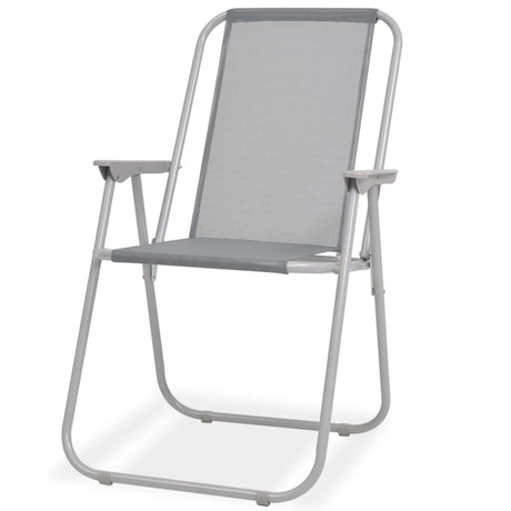 8 Piece Outdoor Dining Set Steel And Textilene