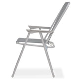 8 Piece Outdoor Dining Set Steel And Textilene