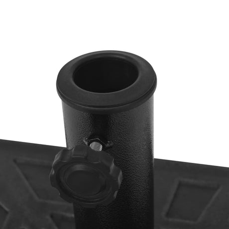 Parasol Base Resin Square Black