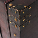Vintage Treasure Chest Wood 66X38X40 Cm