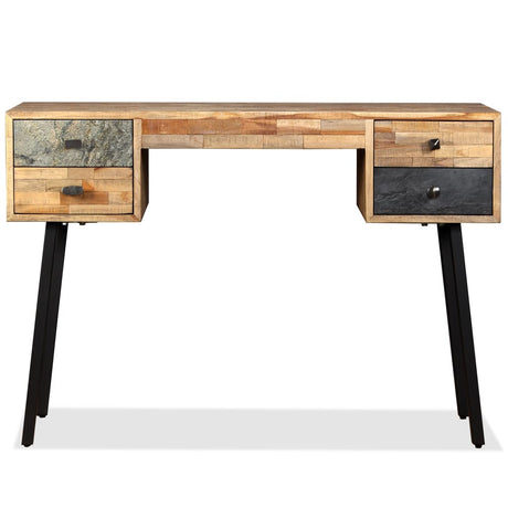 Writing Desk Solid Reclaimed Teak 110X50X76 Cm