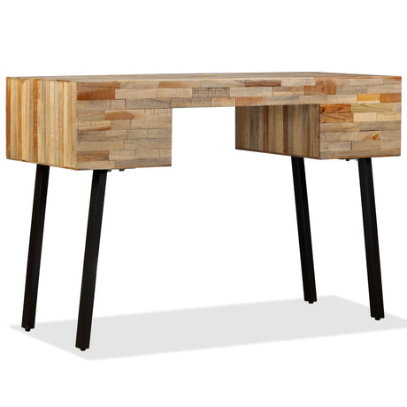 Writing Desk Solid Reclaimed Teak 110X50X76 Cm
