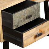 Writing Desk Solid Reclaimed Teak 110X50X76 Cm