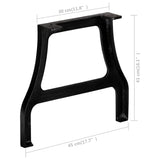 Legs 2 Pcs Cast Iron