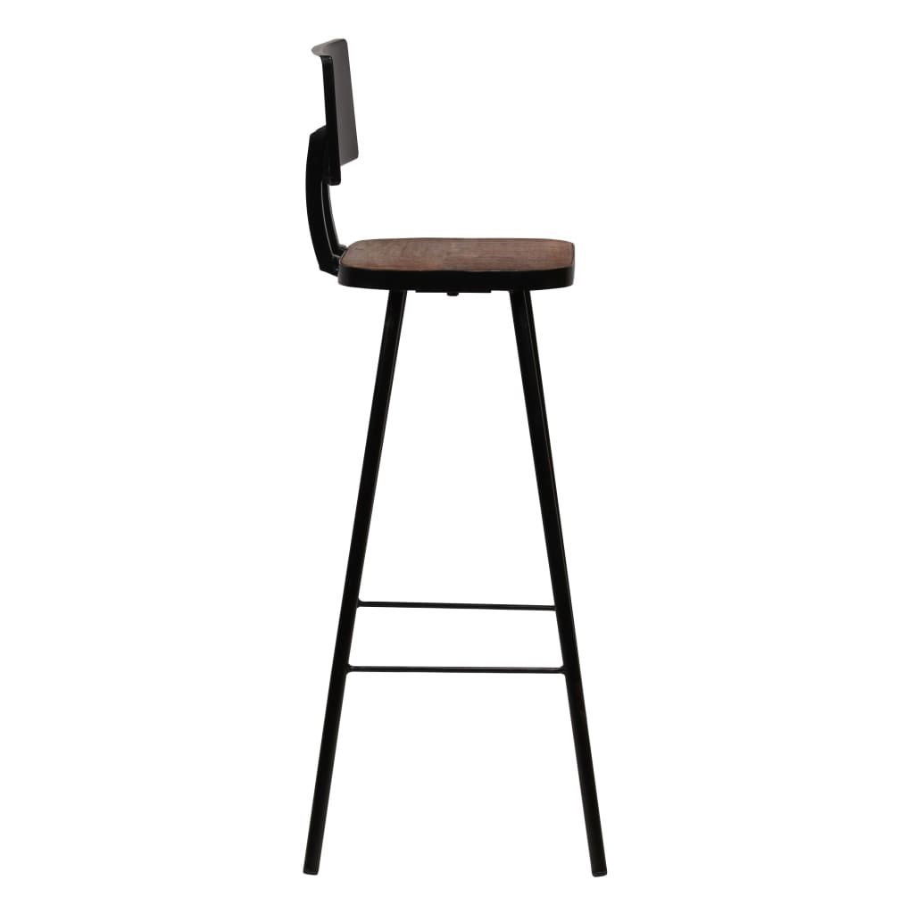 Bar Chairs 4 Pcs Solid Reclaimed Wood