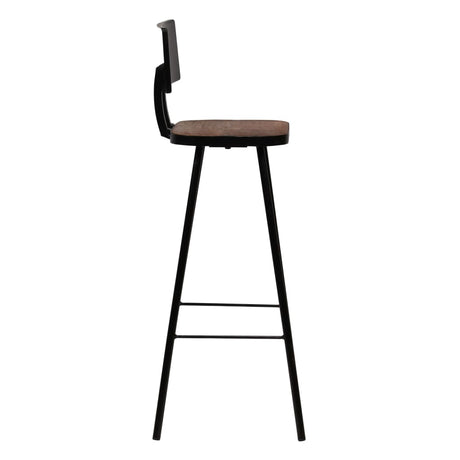 Bar Chairs 4 Pcs Solid Reclaimed Wood
