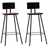 Bar Chairs 4 Pcs Solid Reclaimed Wood