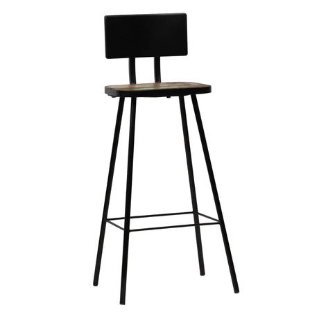 Bar Chairs 4 Pcs Solid Reclaimed Wood