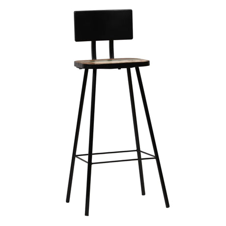 Bar Chairs 4 Pcs Solid Reclaimed Wood