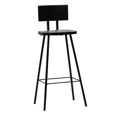 Bar Chairs 4 Pcs Solid Reclaimed Wood