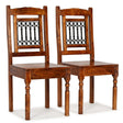 Dining Chairs 6 Pcs Solid Wood Classic