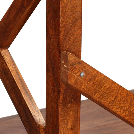 Bookshelf Solid Acacia Wood Honey Finish