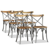 Dining Chairs 2 Pcs Solid Mango Wood