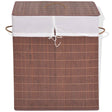 Bamboo Laundry Bin Rectangular