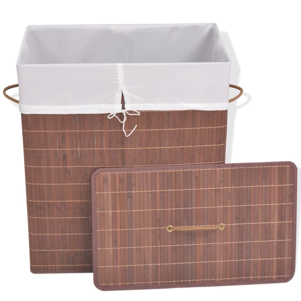 Bamboo Laundry Bin Rectangular