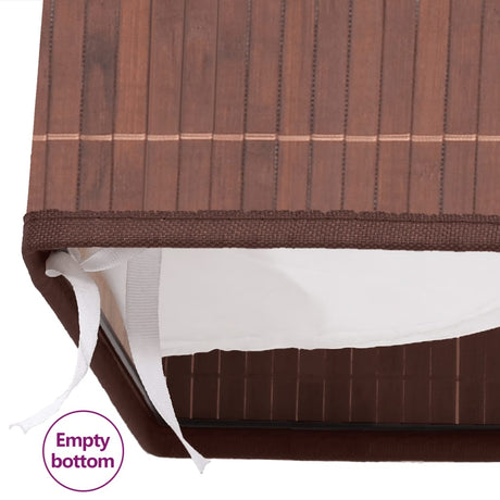 Bamboo Laundry Bin Rectangular