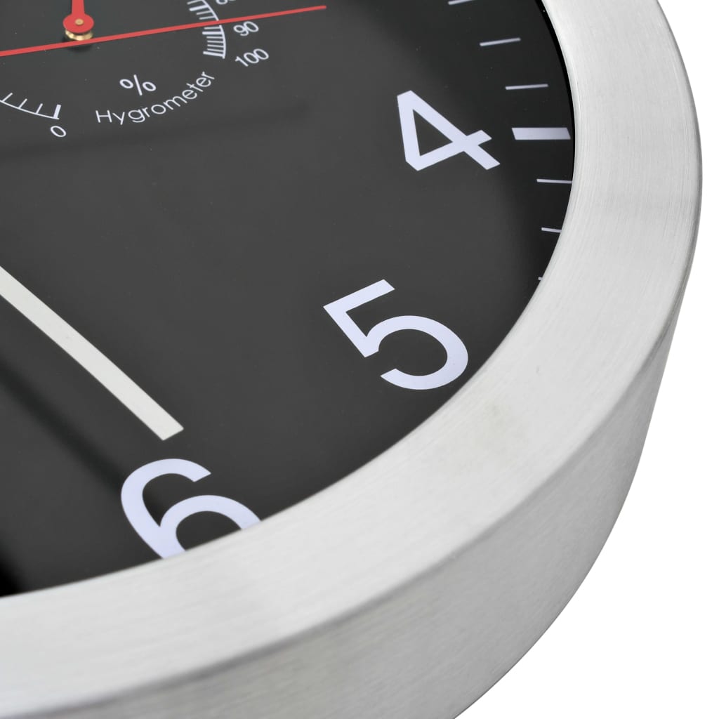 Wall Clock With Quartz Movement Hygrometer Thermometer