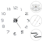 3D Wall Clock Modern Design 100 Cm Xxl