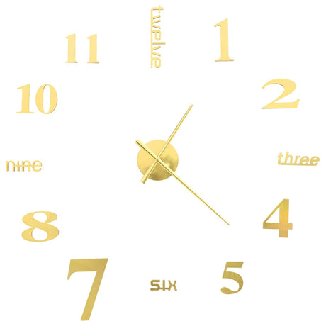 3D Wall Clock Modern Design 100 Cm Xxl