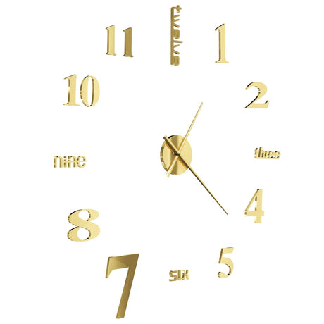 3D Wall Clock Modern Design 100 Cm Xxl