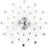 Wall Clock With Quartz Movement Modern Design 50 Cm