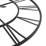 Vintage Wall Clock With Quartz Movement Metal 80 Cm Xxl