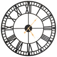Vintage Wall Clock With Quartz Movement Metal 60 Cm Xxl