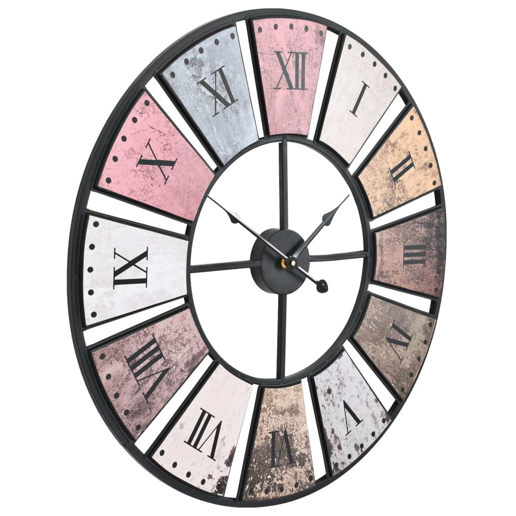 Vintage Wall Clock With Quartz Movement 60 Cm Xxl