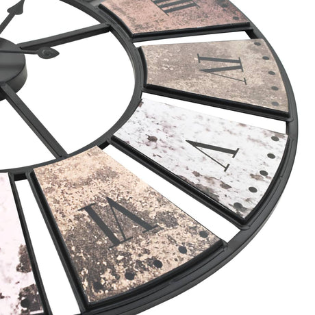Vintage Wall Clock With Quartz Movement 60 Cm Xxl