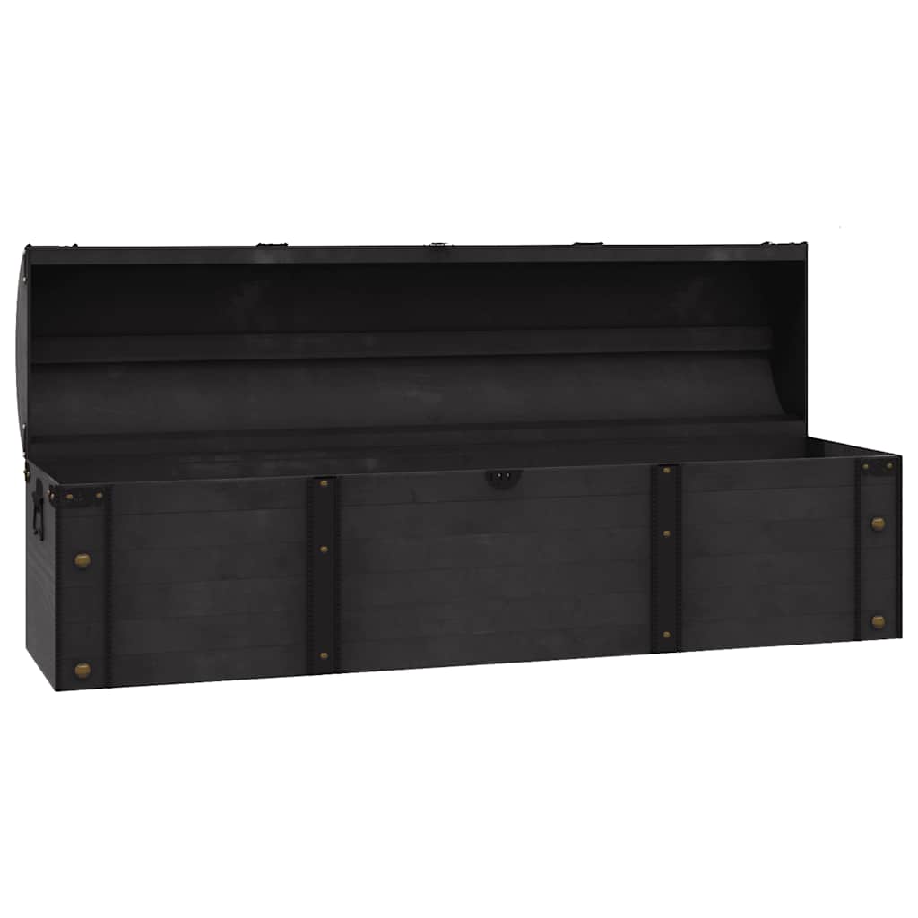 Storage Chest Solid Wood Vintage Style 120X30X40 Cm